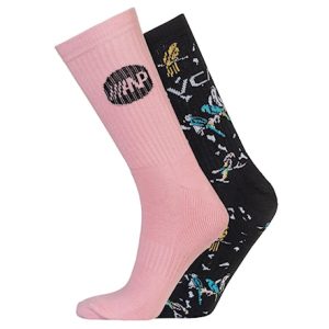 Rvca Unisex Socks 2Pk Parrots Crew