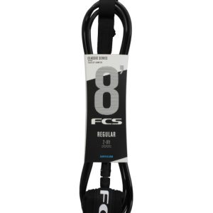 FCS 8  Reg Classic Leash Black