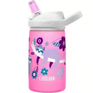 BOTTLE EDDY KIDS VACUUM STAINLESS  350ML FLOWERCHILD SLOTH