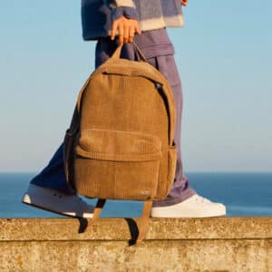 Feeling Good - Small Corduroy Backpack for Women