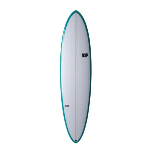 NSP Shapers Union Speed Line PU 7'2" Sea Foam