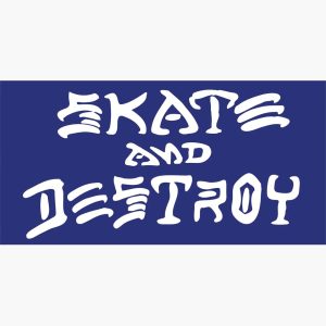Thrasher Skate and Destroy Medium Sticker