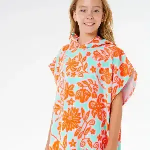 Mixed Cotton Hooded Towel - Girls