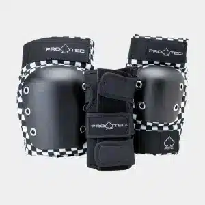 Pro-Tec Pads Street Adult 3-PK Pad Set Open - Checker
