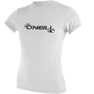 Womens Basic Skins Short Sleeve Rash Tee
