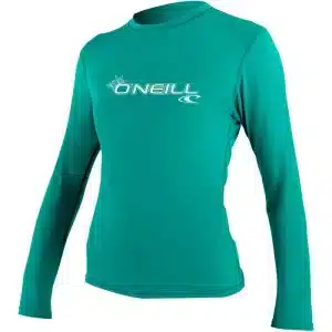 Womens Basic Skins Long Sleeve Rash Tee