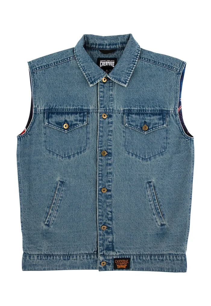 men’s vest Cannibal Corpse – Denim- CREATURE15
