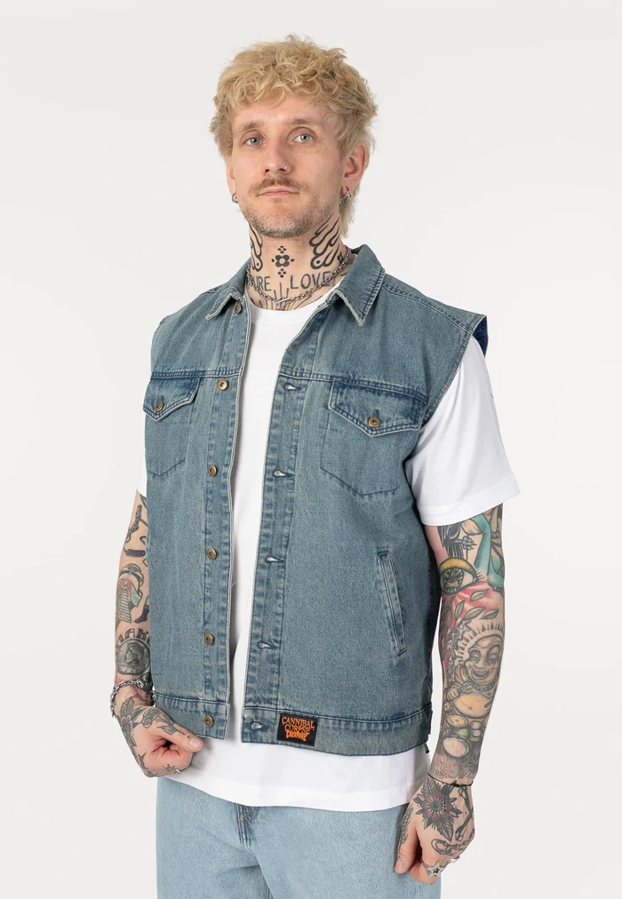 men’s vest Cannibal Corpse – Denim- CREATURE4