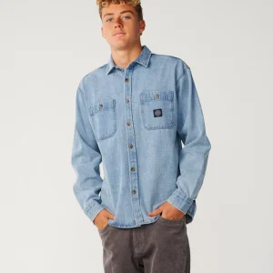 Classic Surf Denim Long Sleeve Shirt