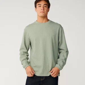 Premium Surf Waffle Long Sleeve Loose Tee